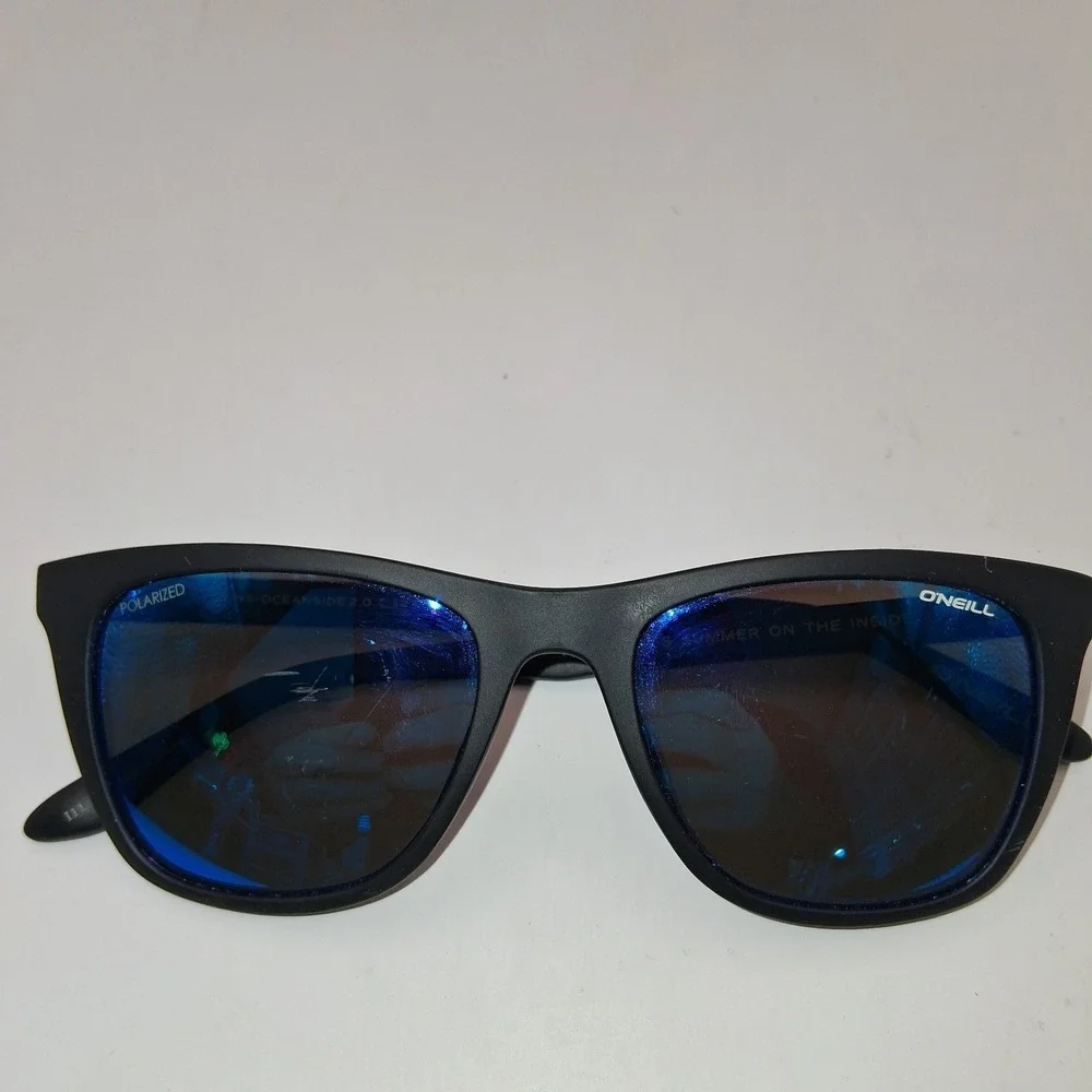 O'Neill Line OCEANSIDE 127 Polarized Blue Mirror Sunglasses Black FRAMES ONLY